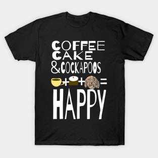 Coffee, cake and Cockapoos T-Shirt